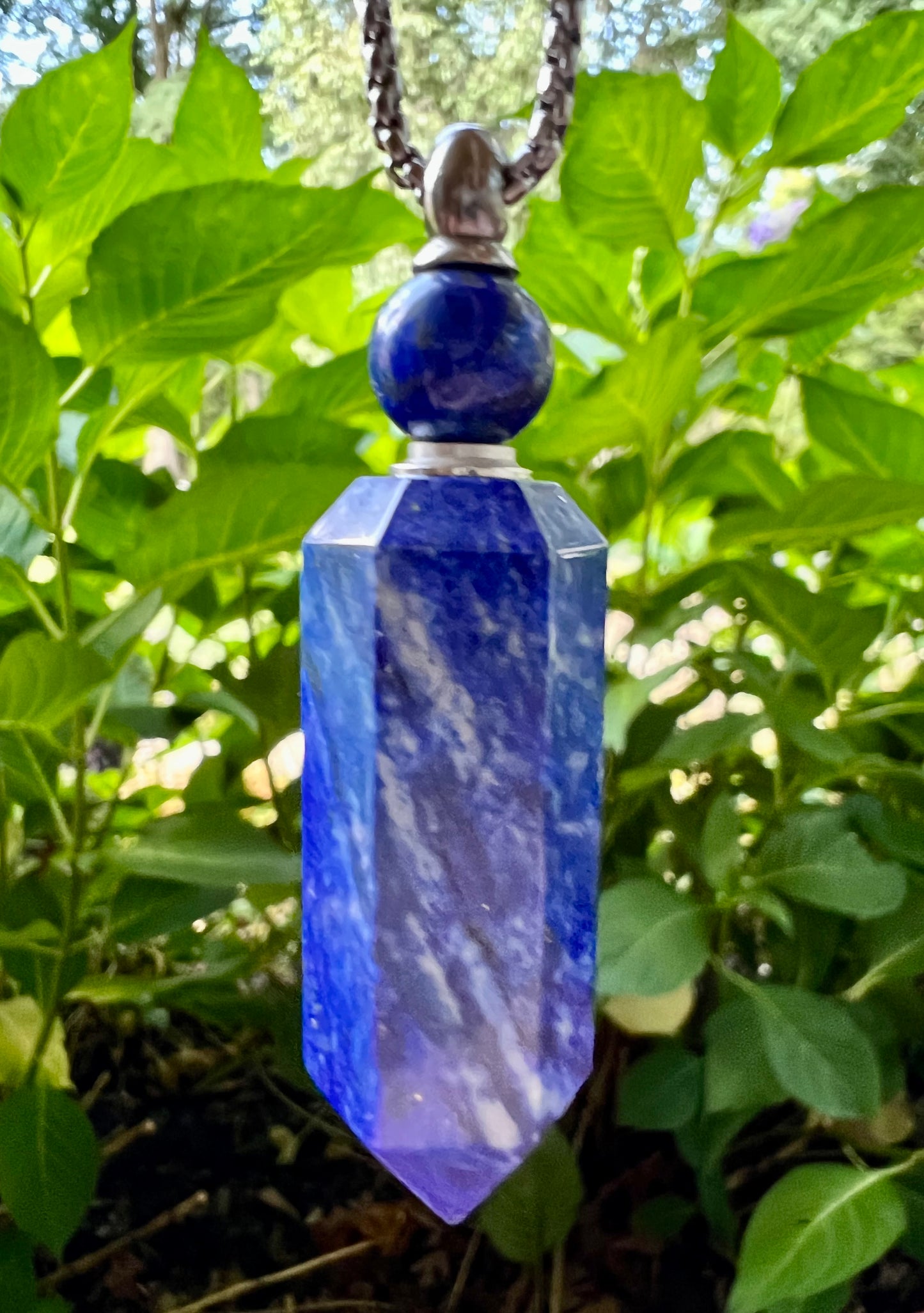 Lapis Lazuli Aromatherapy Necklace